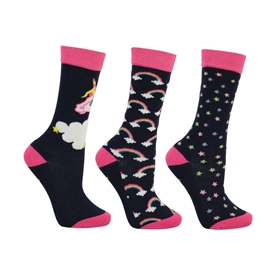 Little Unicorn Socks Pack of 3 designs